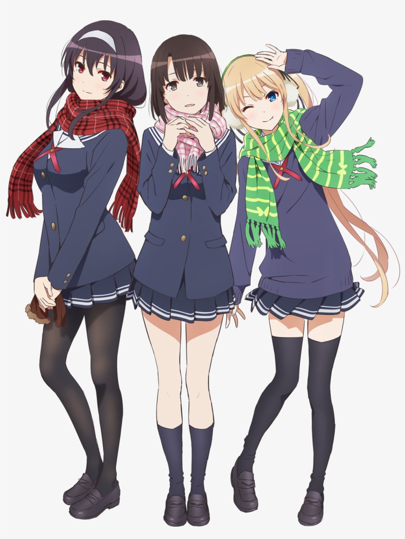 Download Png - Megumi Kato Saekano Utaha, transparent png #3692978