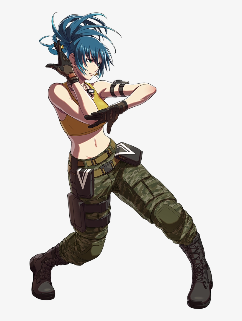 438kib, 806x1156, Heroine-leona - Snk Heroines Tag Team Frenzy Leona, transparent png #3693036
