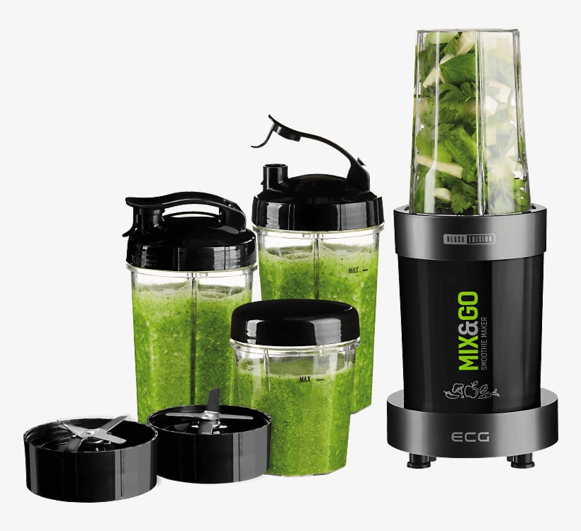 Sm 900 Mix&go Black 2d - Ecg Sm 900 Mix&go Black Edition Countertop Blender, transparent png #3693209