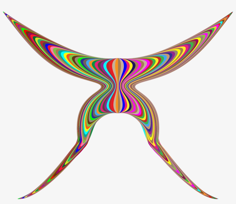 This Free Icons Png Design Of Colorful Abstract Butterfly, transparent png #3693297