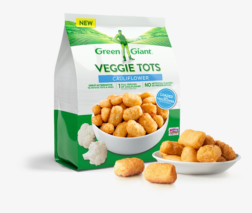 Green Giant Cauliflower Veggie Tots, transparent png #3694026
