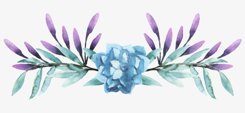 Png De Ornamentação Transparente Para O Arbusto Azul - Secret Garden Logo, transparent png #3694345