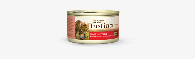 Inorig Can Cat Beef 3oz - Nature's Variety Instinct Grain-free Salmon Cat Food, transparent png #3695069