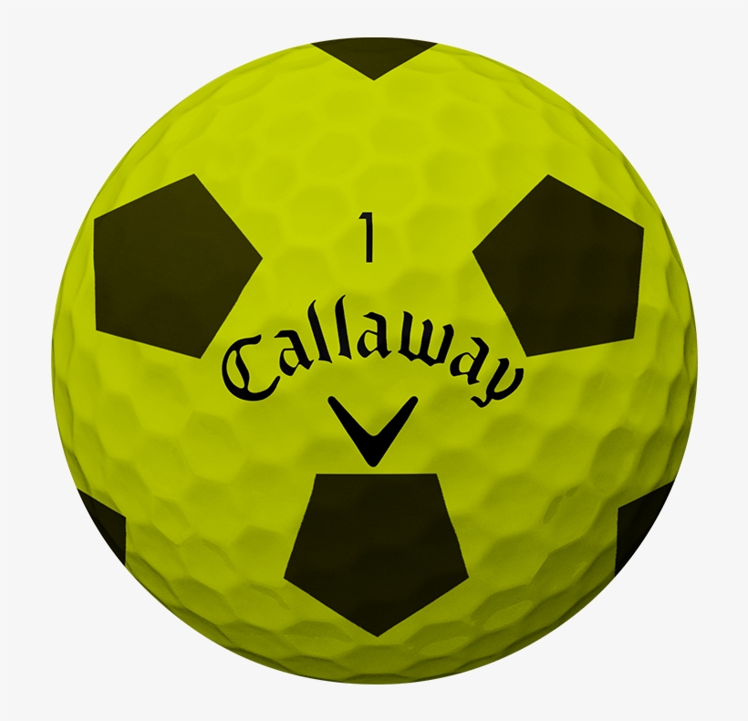 2018 Chrome Soft Truvis Yellow Golf Balls - Callaway Chrome Soft Green, transparent png #3695226
