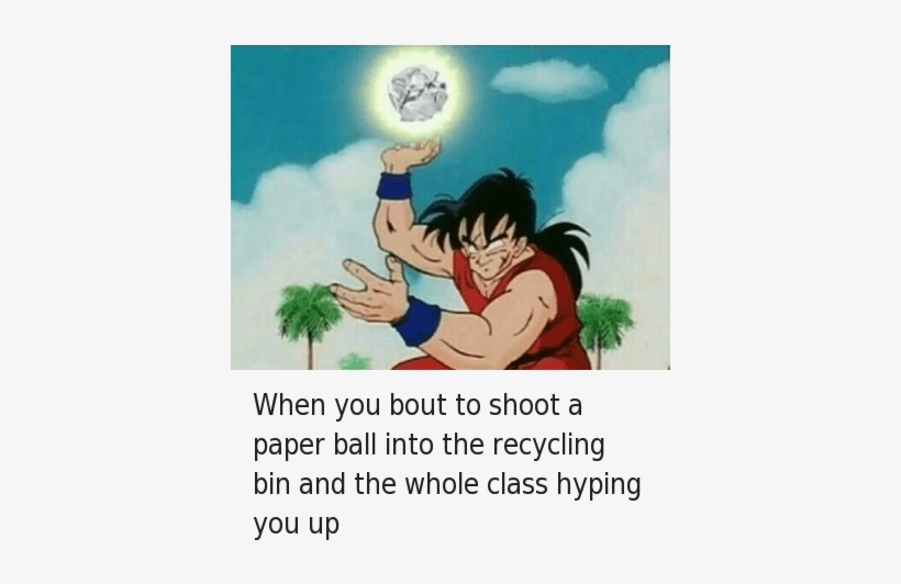 Basketball, Dragonball, And Hype - Dbz Twitter Memes, transparent png #3695936