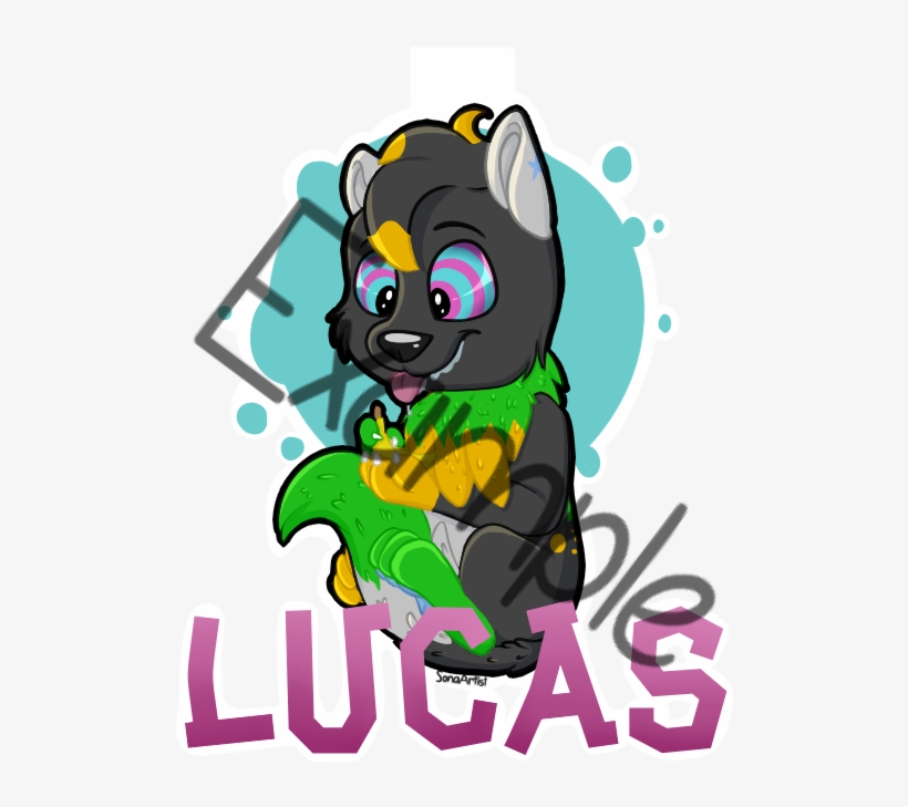 Lucas Hypno Food Badge - Cartoon, transparent png #3696265