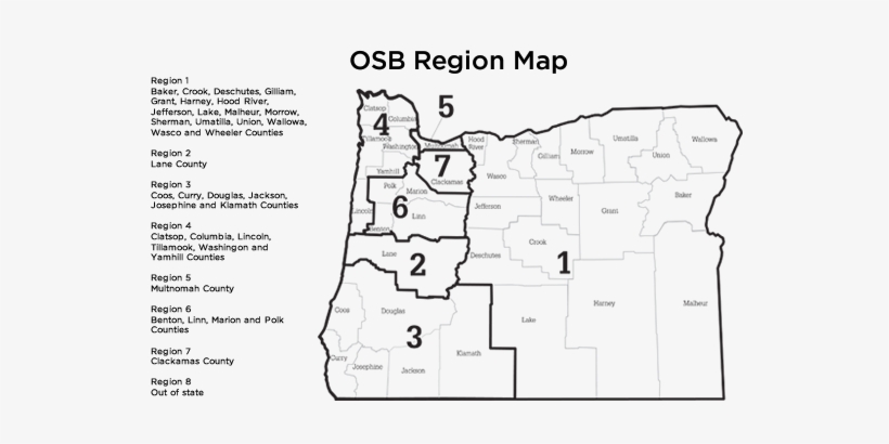 Region - Oregon State Number, transparent png #3696310