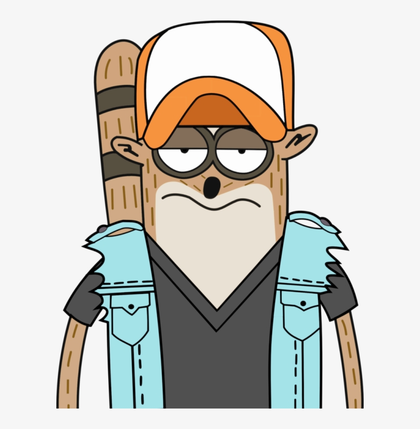 Hipster Rigby - Rigby Png, transparent png #3696477