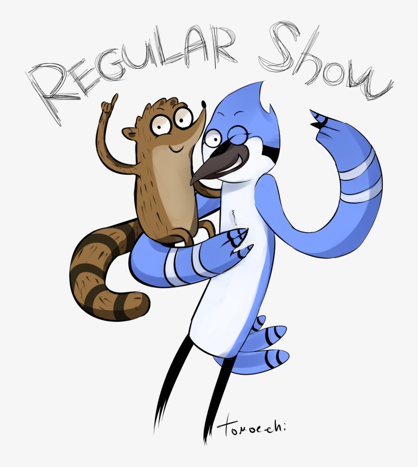 Mordecai And Rigby From Regular Show - Regular Show, transparent png #3697343