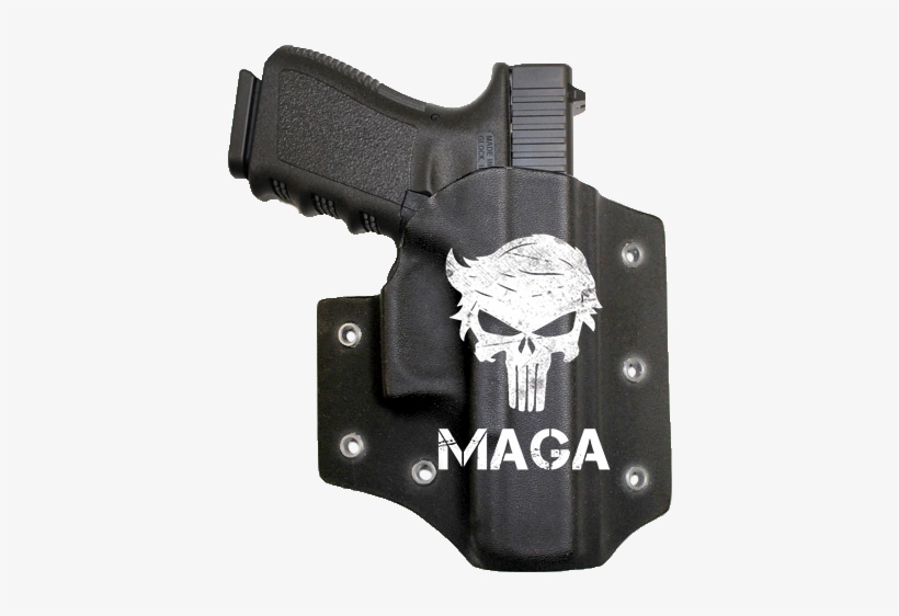 Maga Trump Skull - We The People Glock 19 Holster, transparent png #3697371