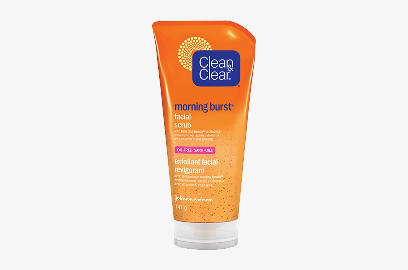 Clean & Clear® Morning Burst® Facial Scrub - Exfoliant Clean And Clear, transparent png #3697462