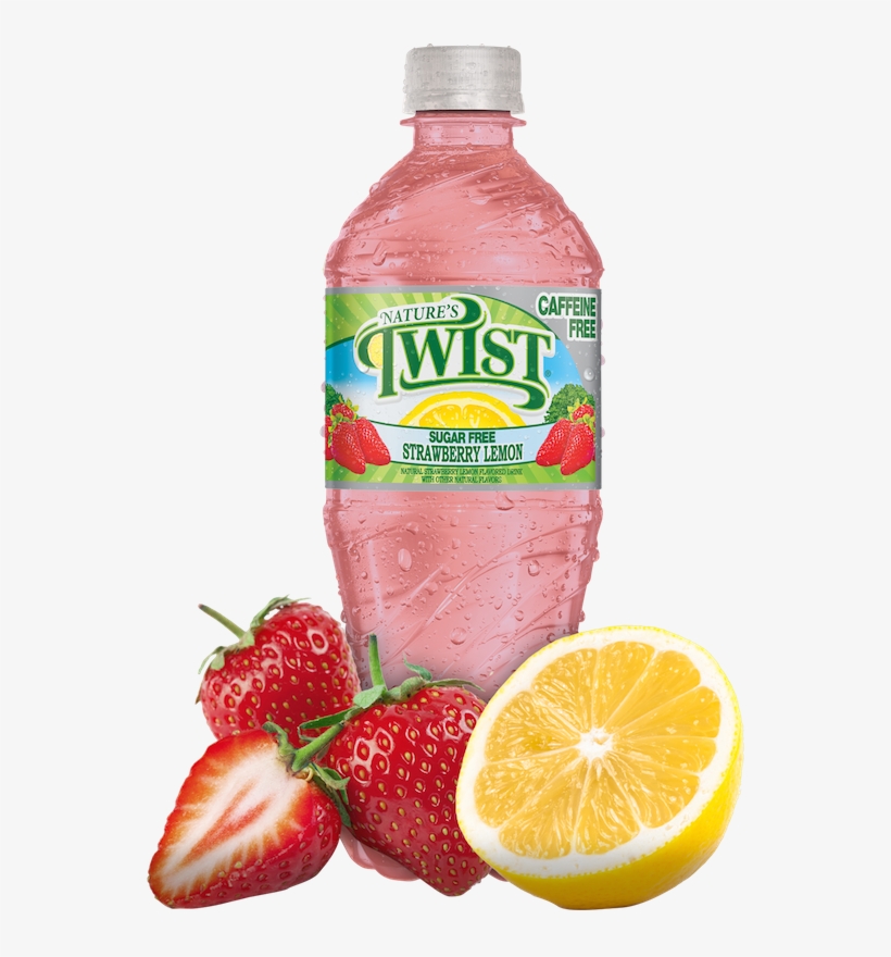 Nature's Twist Strawbery Lemon Sugar Free View Nutrition - Natures Twist Lemonade, Sugar Free, Caffeine Free -, transparent png #3697480