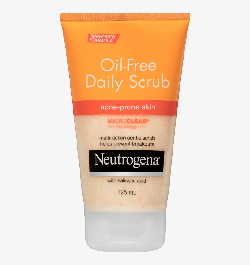 Neutrogena® Oil-free Acne Scrub 125ml - Neutrogena Facial Scrub Acne, transparent png #3697700