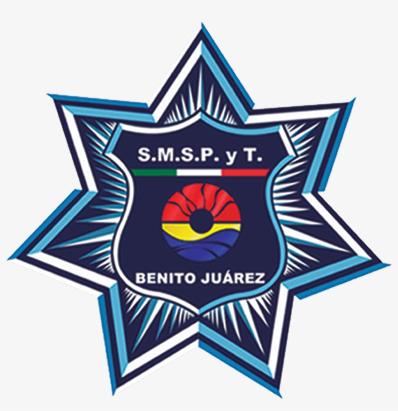 Escudo Policia Municipal Benito Juarez Qroo - Policia Municipal, transparent png #3698239