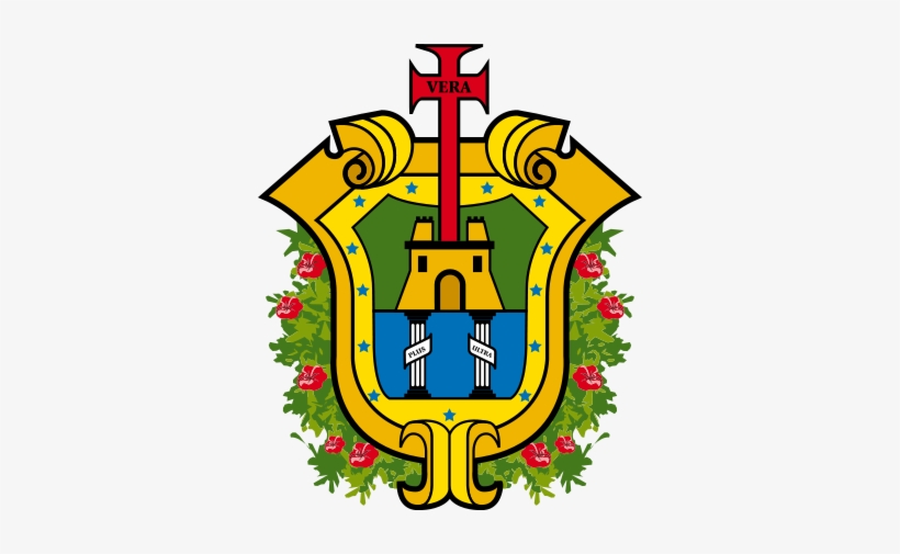 Coat Of Arms Of Veracruz - Veracruz Flag, transparent png #3698366