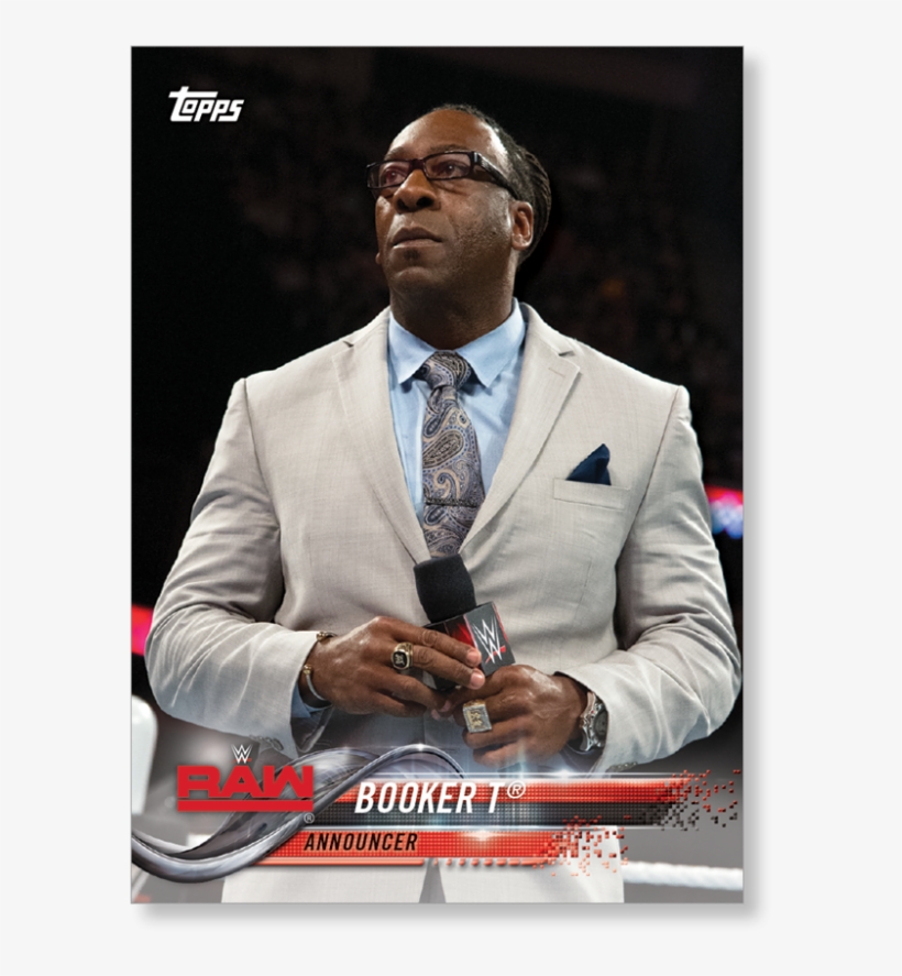 2018 Topps Wwe Booker T - Gentleman, transparent png #3698401