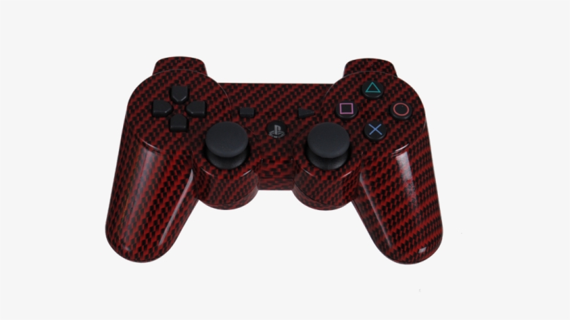 Red Ps3 Carbon Fiber Controller - Purple Ps3, transparent png #3698593