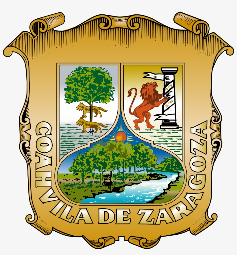 El Significado Del Nombre De Coahuila Es El Gentilicio - Escudo De Coahuila De Zaragoza, transparent png #3698594