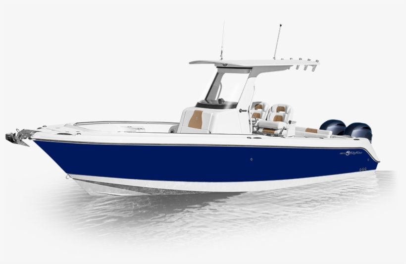 262cc Midnight Blue - Model Center Console Boat, transparent png #3698993