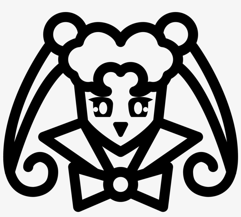Sailor Moon Icon In Iphone Style - Sailor Moon Icon Transparent, transparent png #370040