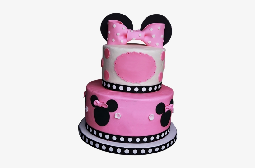 Cake Ideas For Girls - Minnie Mouse Cake 3 Years Old, transparent png #370632