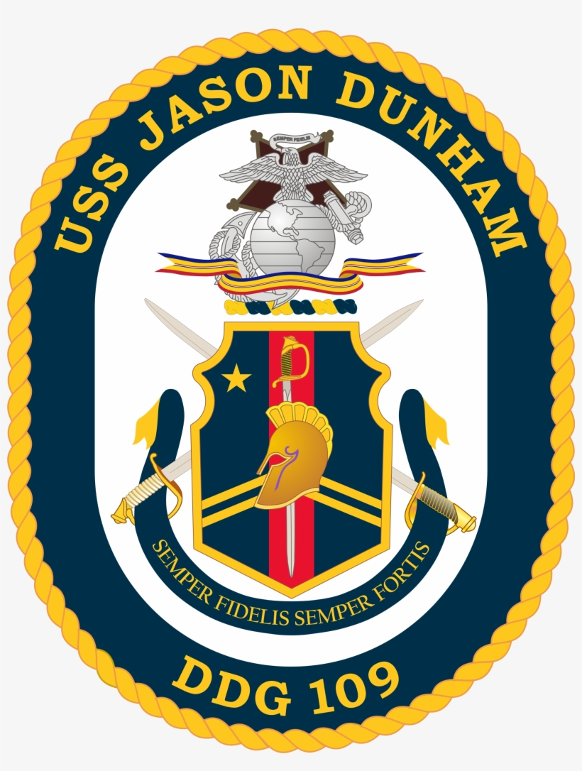 Uss Jason Dunham Coa - Symbol Of The Battle Of Iwo Jima, transparent png #370699