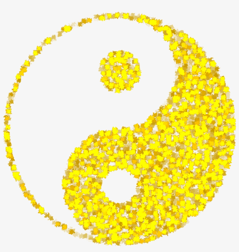 Clipart Yin Yang In The Fall - Yin Yang Clipart Transparent, transparent png #370761
