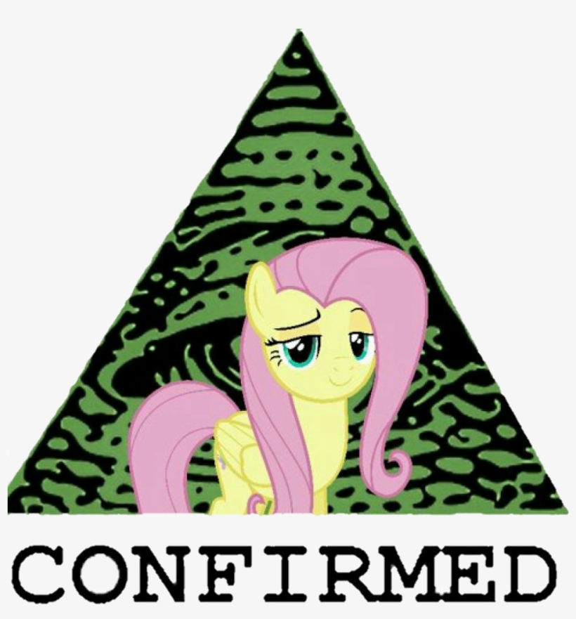 Confirmed, Edit, Edited Screencap, Fluttershy, Illuminati, - Illuminati & Mlg / Illuminati Confirmed, transparent png #370798