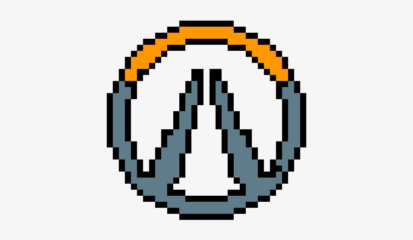 Overwatch Logo - Pixel Art, transparent png #371020