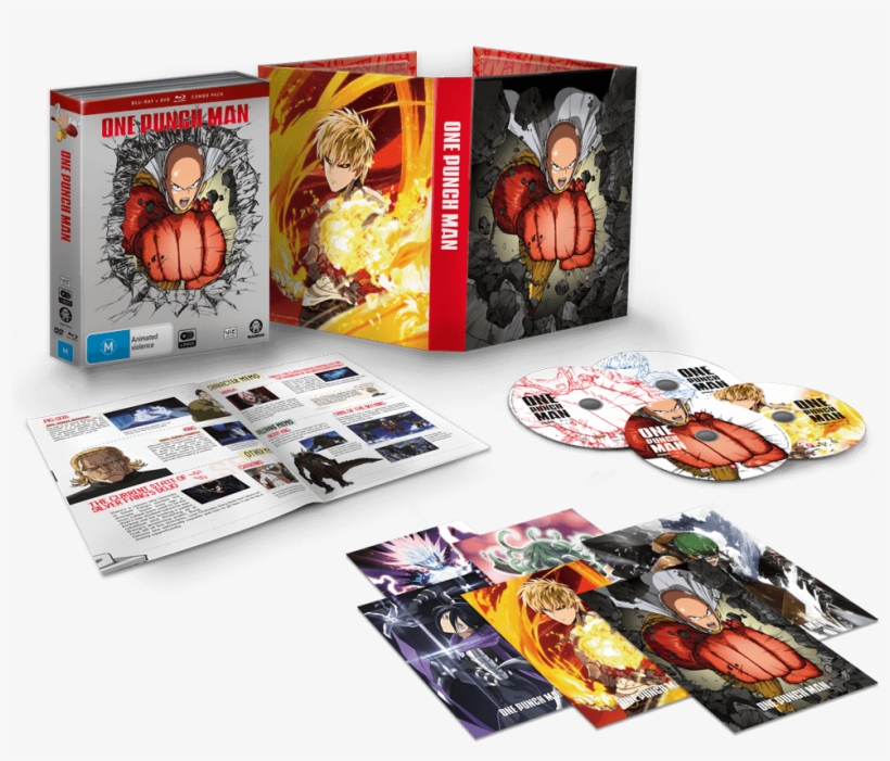 One-punch Man Limited Edition - One Punch Man : Season 1 | Blu-ray + Dvd, transparent png #371134