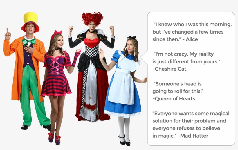 Alice In Wonderland Quotes - Alice In Wonderland Characters, transparent png #371358