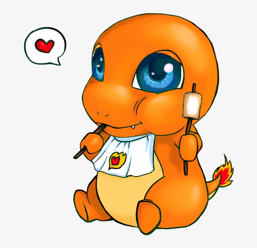 Charmander - Charmander Chibi Png, transparent png #371823