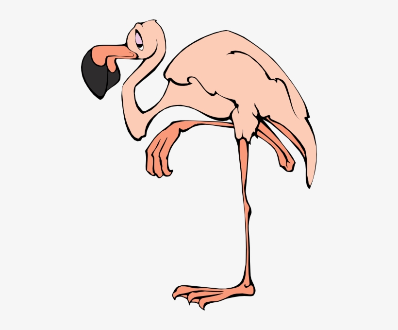 How To Set Use Cartoon Flamingo Svg Vector, transparent png #371845