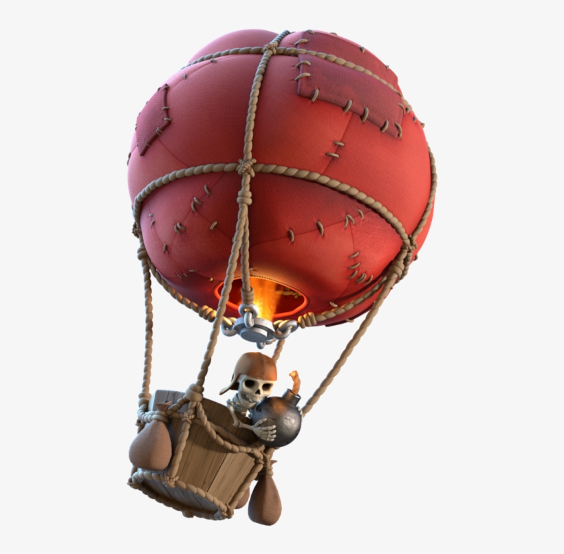 New Troop Art - Balloon From Clash Of Clans, transparent png #372381