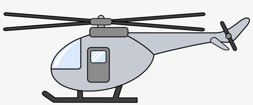 Png Black And White Free On Dumielauxepices Net - Helicopter Clipart, transparent png #372527