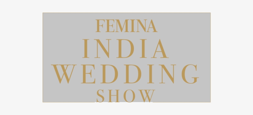 Femina Indian Wedding Show Logo Bw Revised - Femina Miss India, transparent png #372531