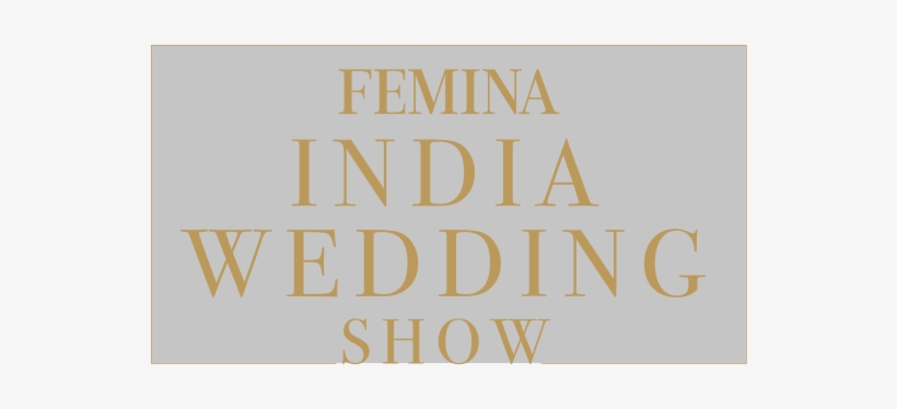 Femina Indian Wedding Show Logo Bw Revised - Femina Miss India, transparent png #372531