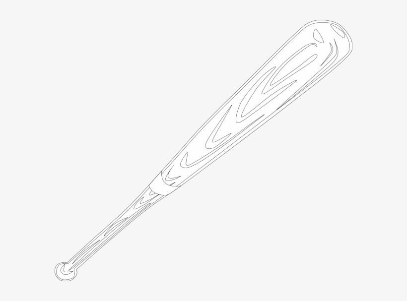 White Baseball Bat Clip Art At Clker White Baseball Bat Clipart