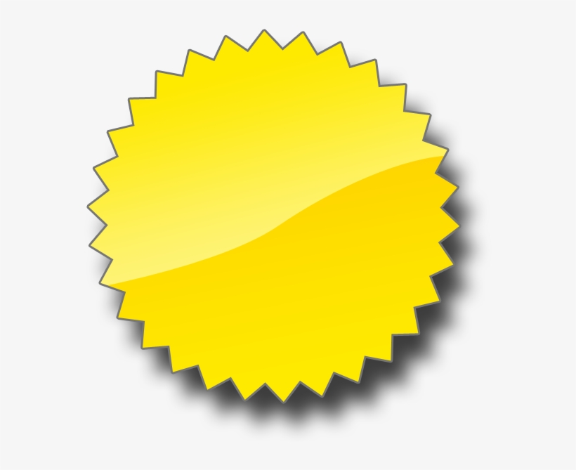 Yellow Star Burst Png, transparent png #372652