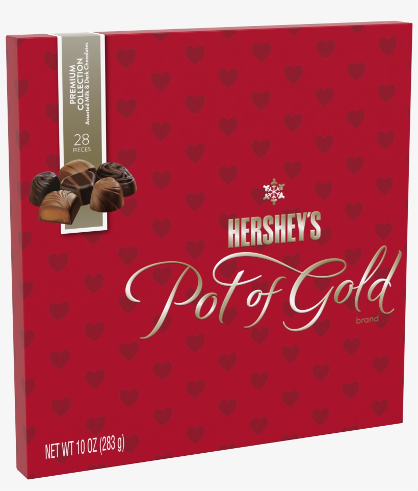 Hershey's Pot Of Gold, Premium Chocolate Collection - Hershey's Pot Of Gold Valentine's Pecan Caramel Clusters,, transparent png #372698