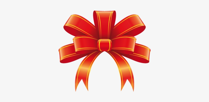 Christmas Ribbon Business Sticker - Nylabone Dental Kit For Dogs Pet Oral Care Supplies, transparent png #372723