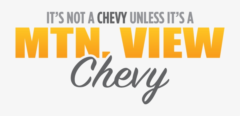 Mountain View Chevrolet - Mountain View Chevy Logo, transparent png #372977