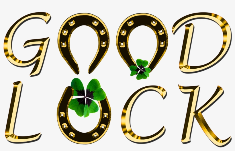 Good Luck Golden Symbol - Good Luck Happy Saint Patrick's Day, transparent png #373035