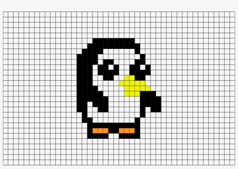 Kawaii Girl Pixel Art Grid