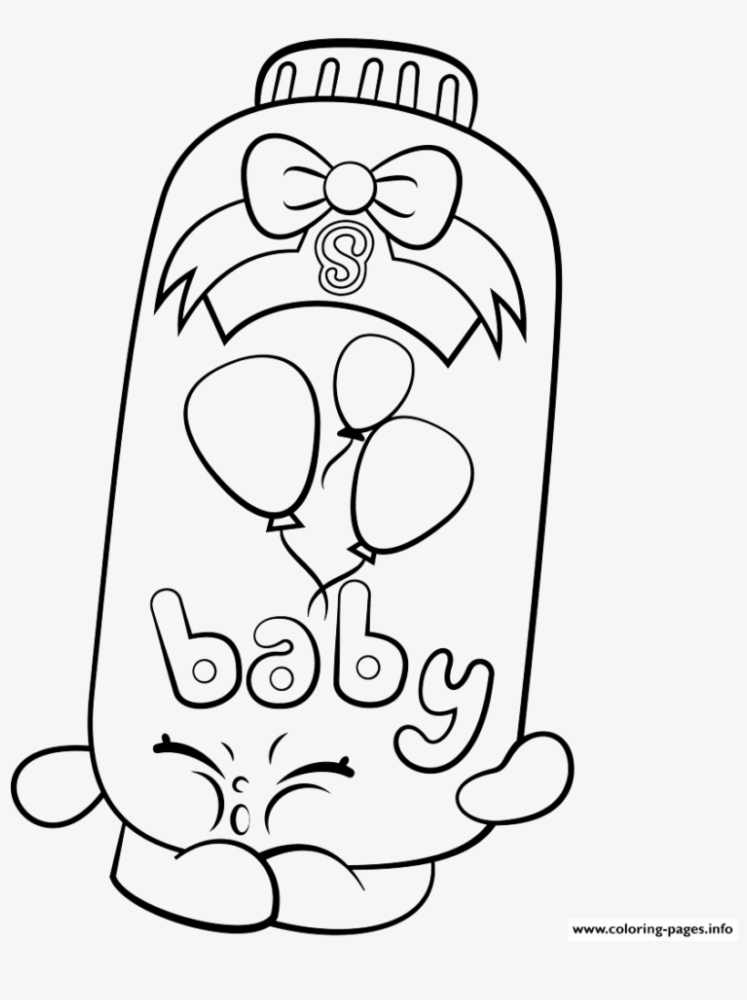 Shopkins Coloring Pages Season 2 Limited Edition - Coloring Pages Shopkins Bottle, transparent png #373121