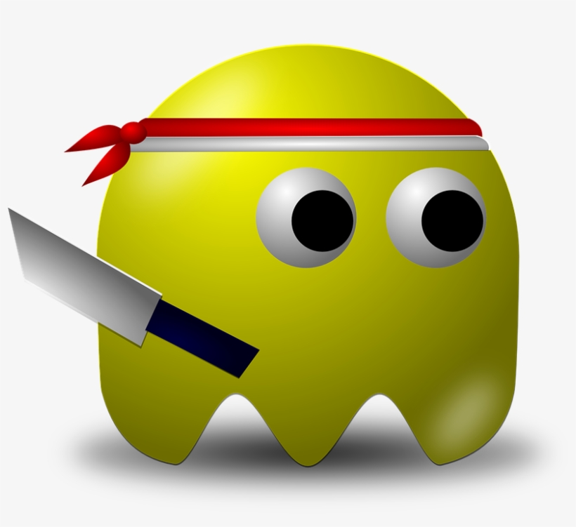 Indonesian, Warrior, Pacman, Pac-man, Cartoon - Pac Man Warrior, transparent png #373123