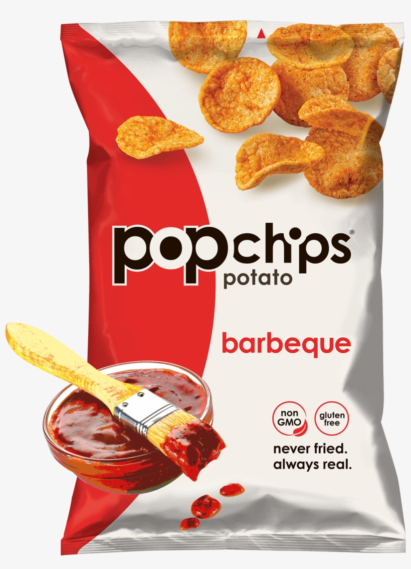 5oz Bag Of Barbeque Popchips - Pop Chips, transparent png #373321