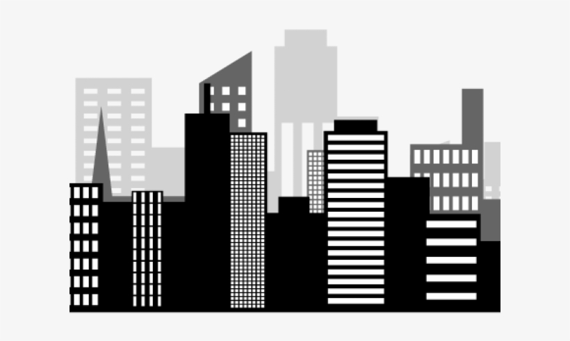 City Skyline Graphic - Illustration, transparent png #373515