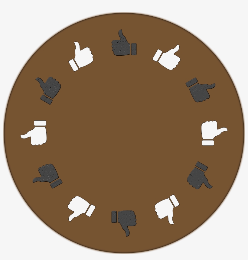This Free Icons Png Design Of Round Table Vote, transparent png #373628