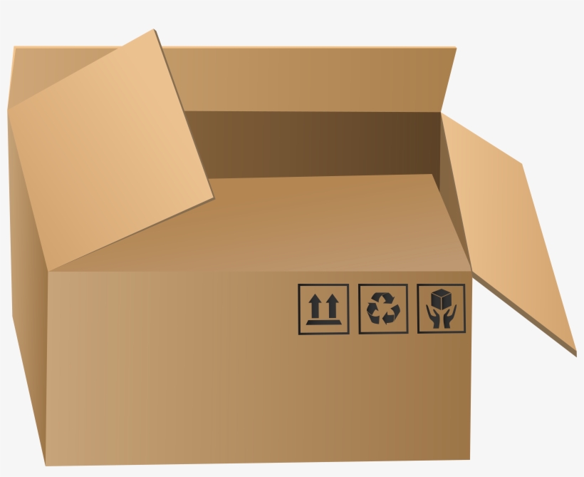 Open Packaging Box Png Clip Art, transparent png #374057